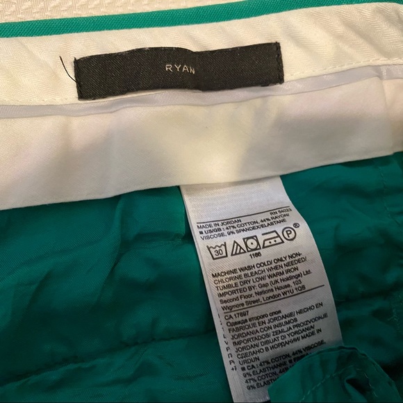 Banana Republic Green Cropped Pants 6S - Picture 5 of 6